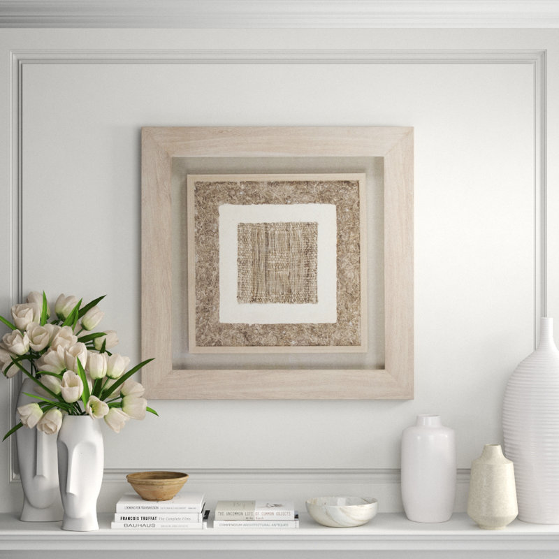 Abstract Paper Framed Art Print