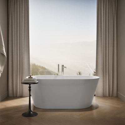 Evok X 30 po Baignoire autoportante avec bonde centrale