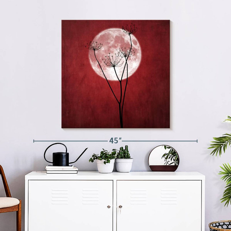 Oberle Glorious Blood Moon, 30" H x 30" W