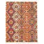 Jeu de couleurs kilim bourgogne-70086785
