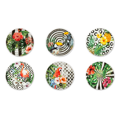 Tropical Chic 15cm Porcelain Appetiser Plate