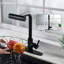Robinet de cuisine rétractable à poignée simple avec fonction de jet 4-98600395
