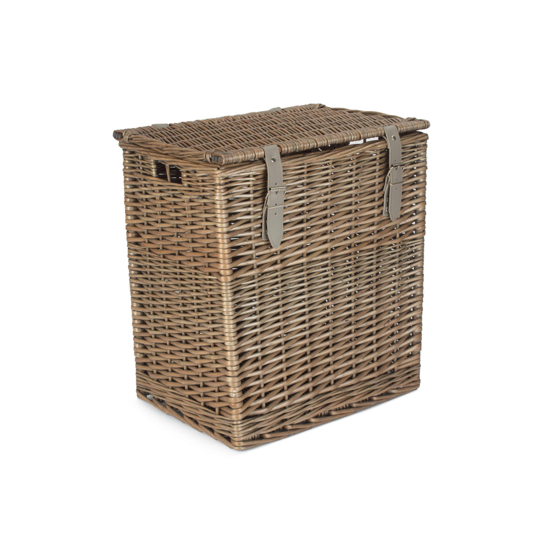 Wicker Vintner Hamper Storage Basket