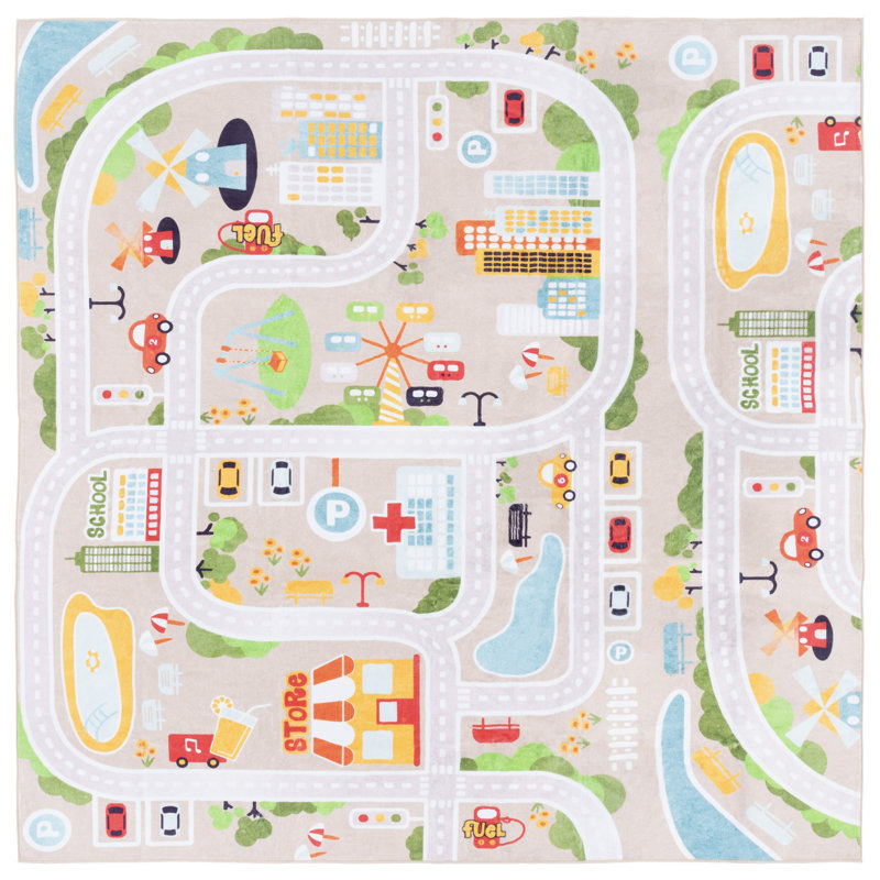 Tapis pour enfant Santa Monica, Carré 6 pi