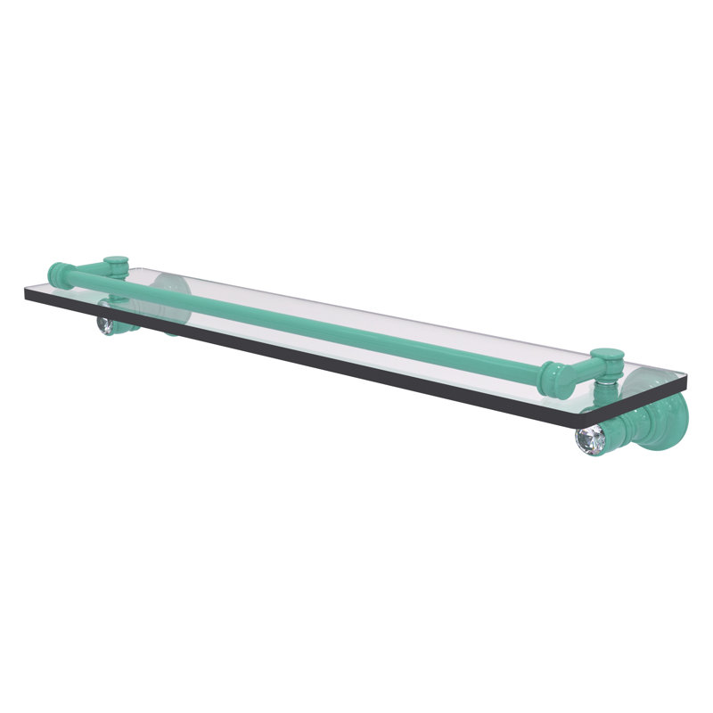 Tablette flottante Carolina, H 3,3 po x l 22 po x P 5,54 po, Vert écume de mer