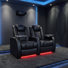 Tanksley Upholstered Home Theater Seating with Cup Holder