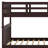 Full over Full Bunk Bed with Built-In Stairs , Trundle Bed Included-114851738