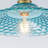 1-Light Modern Dome Glass Pendant Light