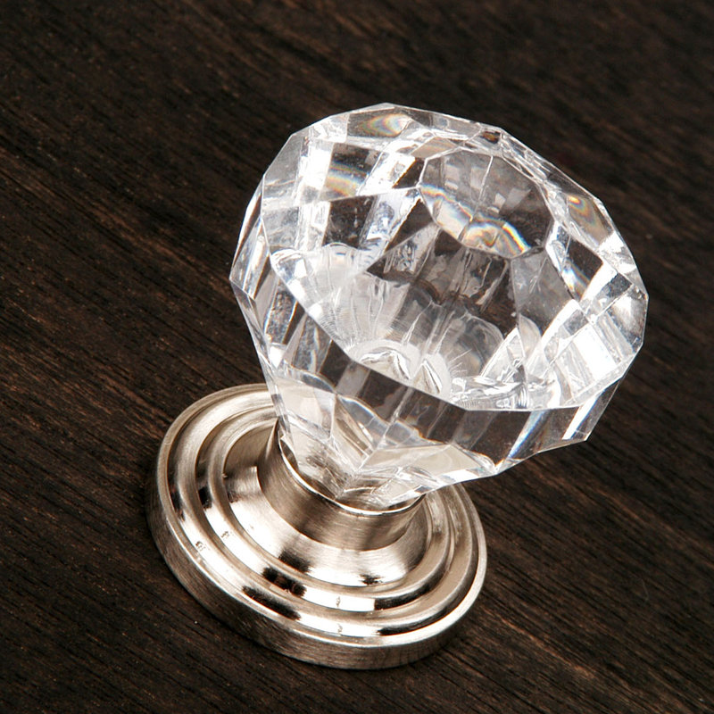 CK Series Geometric Knob, Satin Nickel (Pewter)