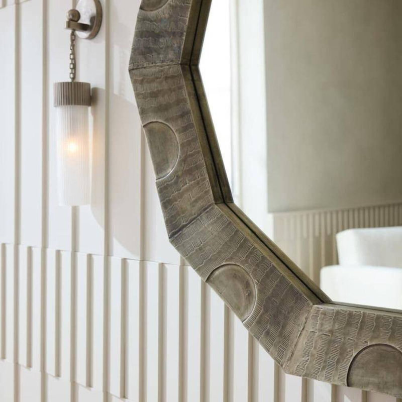 Kiernan Decagon Brass Mirror