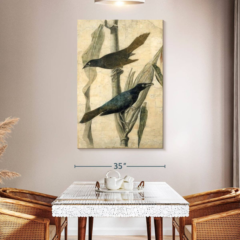 Brampt Purple Grackle, 51" H x 34" W
