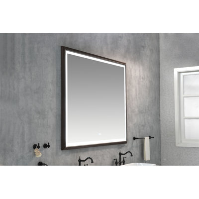 60 X 48 Inch LED Bathroom Mirror With Aluminum Frame