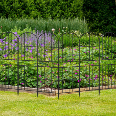 37.5'' H x 13'' W Metal Fence Panels Included