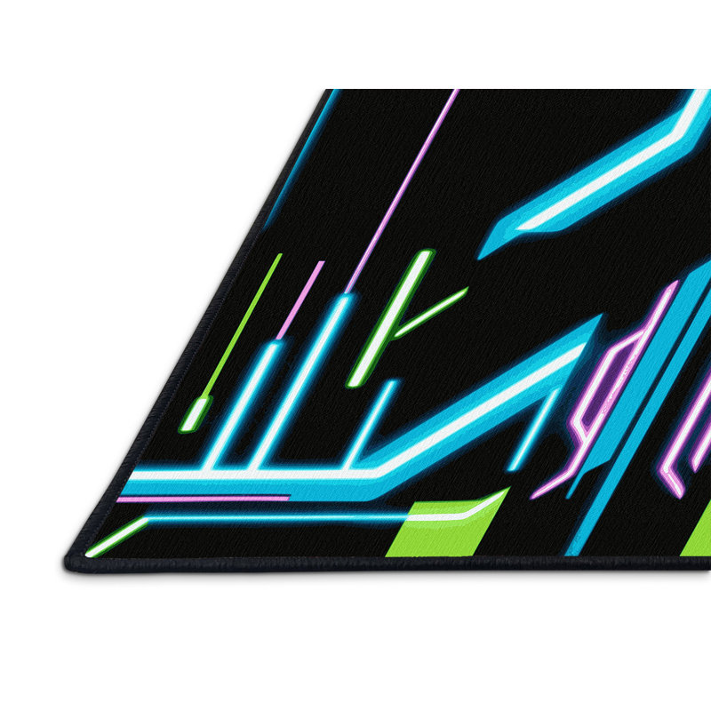 Spectral Overlay Rug, Rectangle 4' x 6'