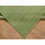 Tapis vert 9 pi 1 po x 12 pi, velours doux, motif Strie moderne, ton sur ton, pure laine, tissé à la main, tapis oriental