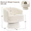 Fauteuil d'appoint de salon pivotant de 29 po de largeur-138508004