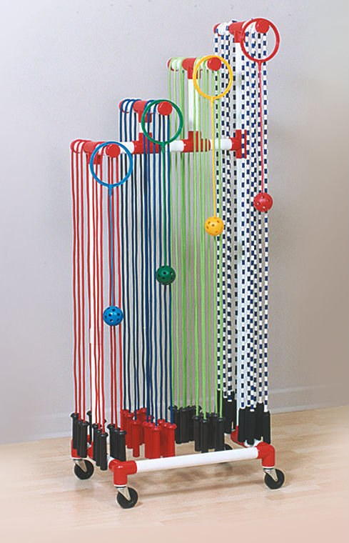 Plastic 6 - Hook Coat Rack