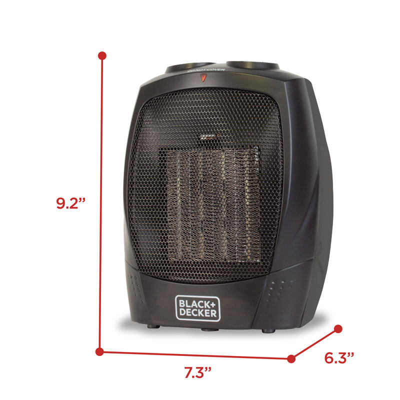 Personal 1500 Watt Electric Fan Compact Heater with Manual Control
