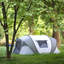 Tente de camping 2 personnes noire + orange Pop Up-125249362-125249364