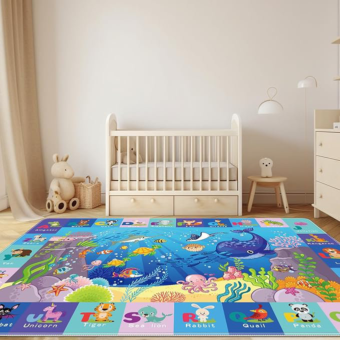 Tapis pour la petite enfance, L 79 po x l 59 po