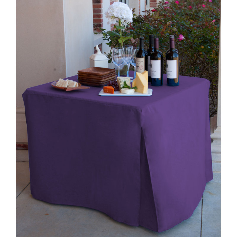 Tablevogue 34-Inch Square Table Cover, Violet