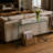 Noreen Modern Tempered Glass Console Table For Living Room