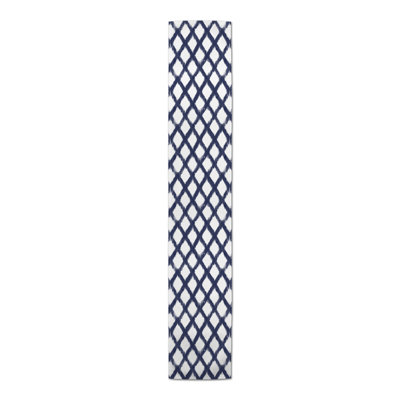 Carlvin Rectangle Geometric Polyester Table Runner