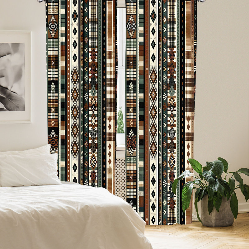 Hybale Semi Sheer Curtain Pair, 28" W x 95" L
