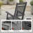 Outdoor Rocking Chairs set of 2, Patio All Weather HIPS Rocker for Lawn, Garen, Porch-848186010