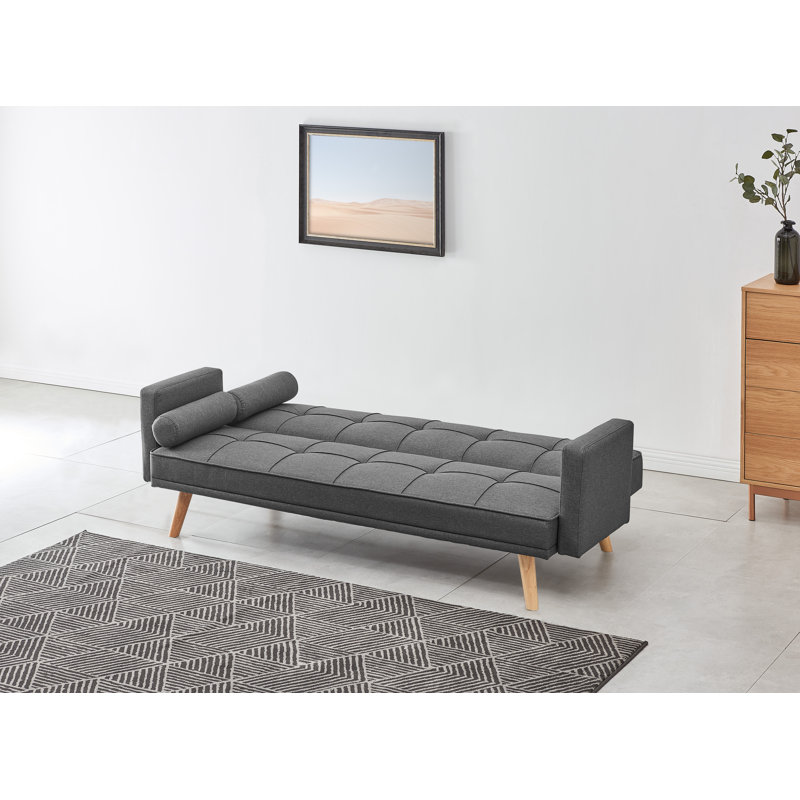 Caskey 3 Seater Sofa, Charcoal