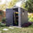 Keter Darwin 4x6 ft. Resin Outdoor Storage Shed With Floor for Patio Furniture and Tools, Graphite-96237102