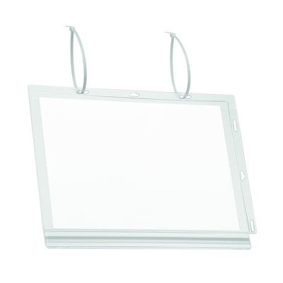 Durable Water Resistant UV Anti-Reflective Cable Tie Pockets | 5 Pack | Letter Size Clear