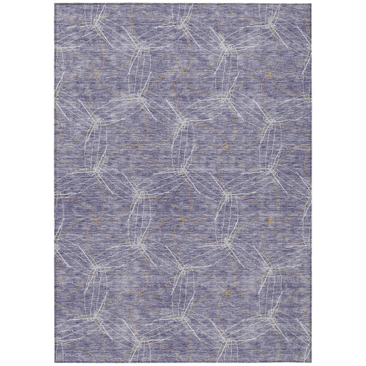 Aquaisha Flatweave Geometric Indoor / Outdoor Rug