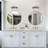 Sasakwa 2 - Light Dimmable Modern Black/Brass Vanity Light