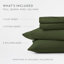 Ensemble de draps des Fêtes, motif de Noël vert pin, literie pour lit simple-116478676-116478675