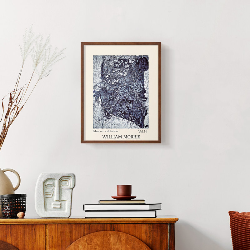 William Morris, reproduction encadrée LXIX, Naturel, H 14 po x l 11 po