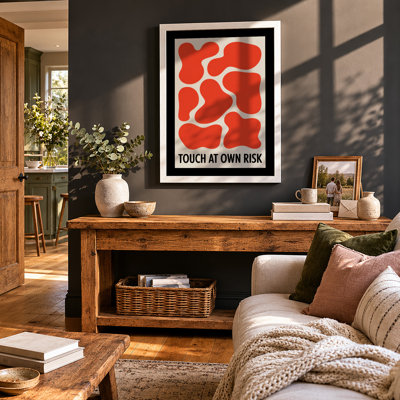 Touch At Own Risk Modern - Print