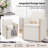 Upholstered Rolling Dining Chair with Under-Seat Storage-267622417