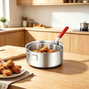 Ensemble de casseroles et de paniers en aluminium 10 pintes