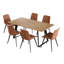 Ensemble de salle à manger extensible avec chaises rembourrées Jilliann-1403823905-1363035385