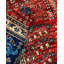 Tapis unique noué à la main Tribal - rouge, 8 pi 11 po x 12 pi 0 po Tribal