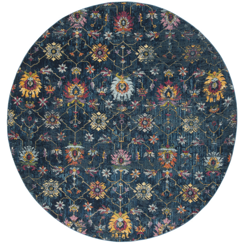 Tabinowski 100 Performance Oriental Rug, Round 6'7"