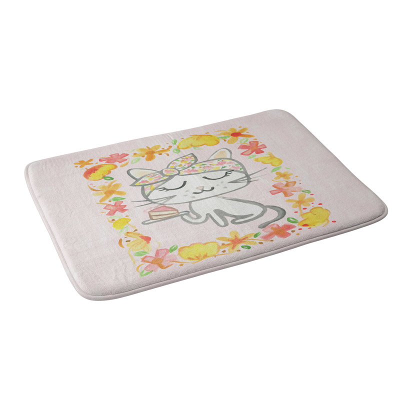 Tapis pour salle de bain madam à gâteaux dash et cendre