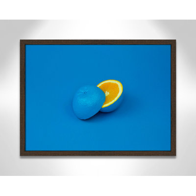 Pop orange en bleu par Davisuko
