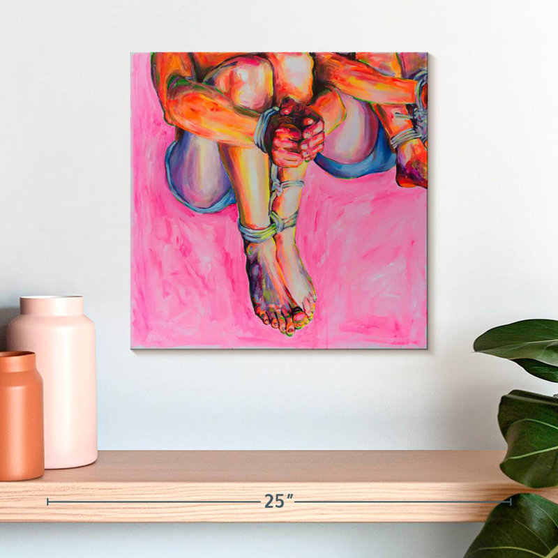 Leisha The Agonizing Suspense, 16" H x 16" W