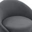 Fauteuil demi-tonneau pivotant rembourré Aunna-189368899