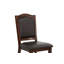 Chaise d'appoint Vailnni en espresso
