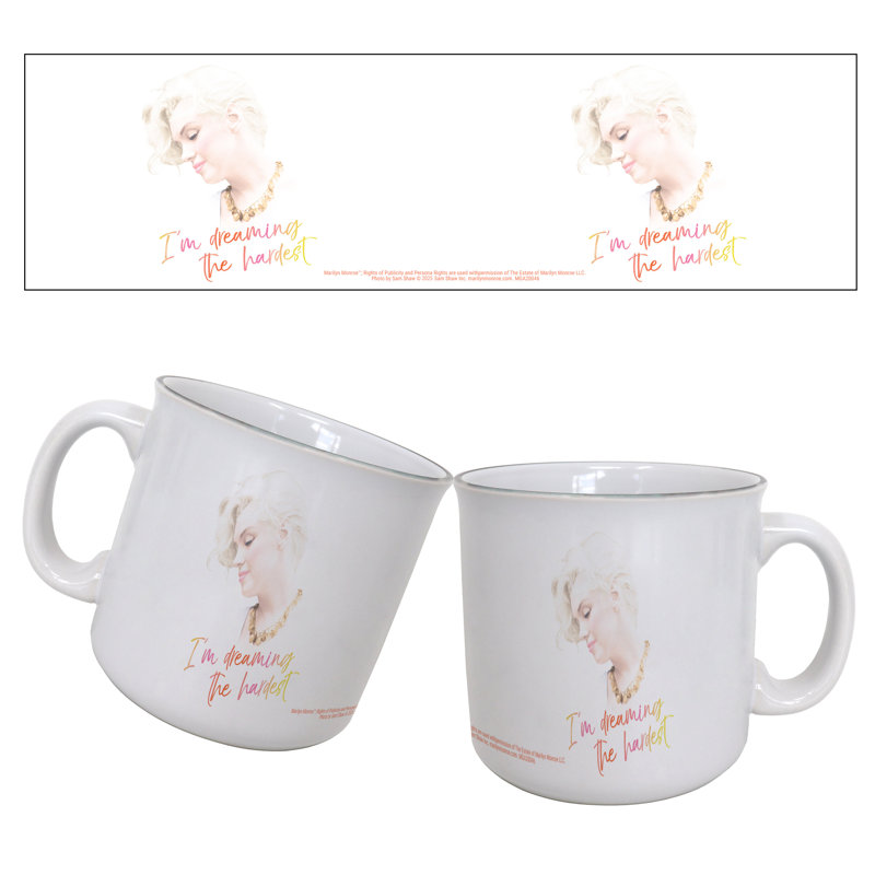 Marilyn Monroe - Dreaming the Hardest  20oz. Camper Mug