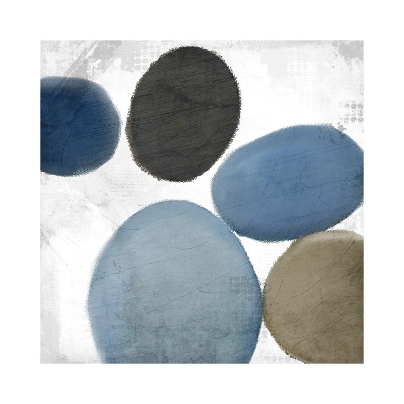 Geo Round I - Wrapped Canvas Print