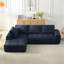 Canapé modulaire surdimensionné en L FAUX FUR-68859074
